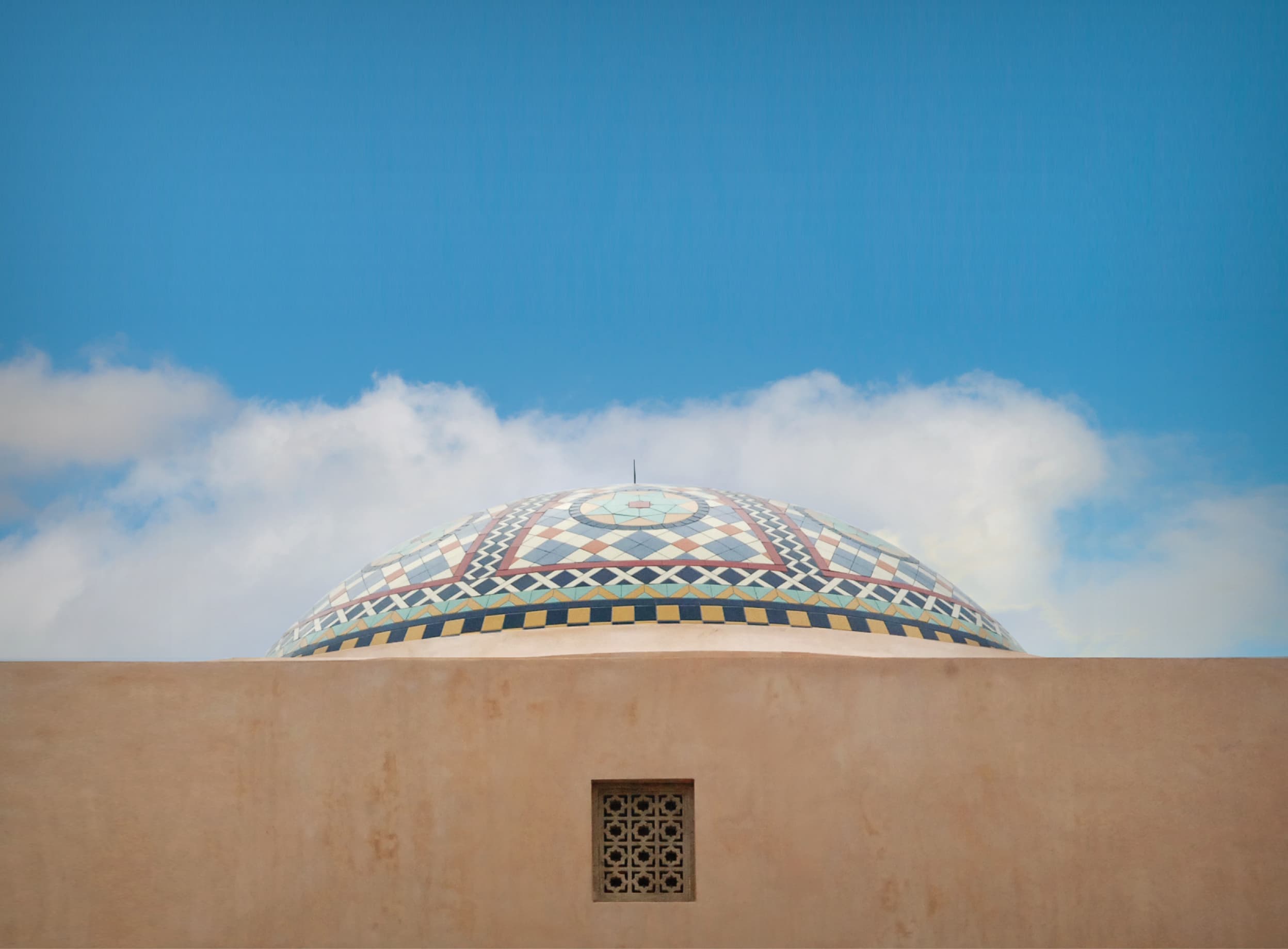 Domed roof