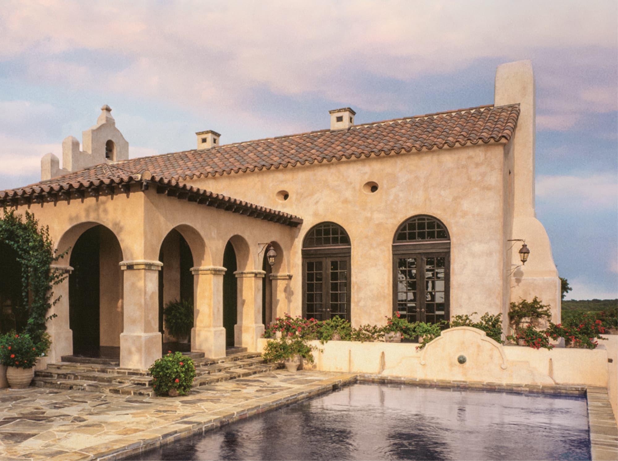 Pool deck and porch