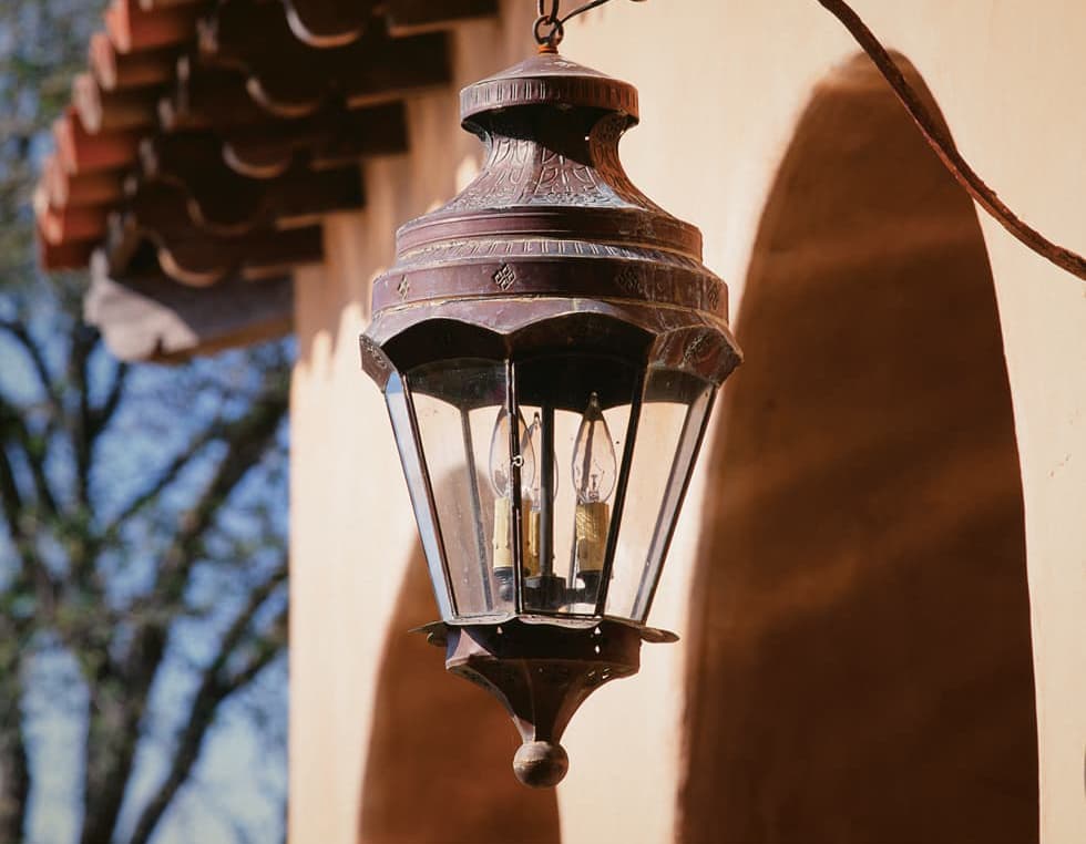 Detail of pendant light